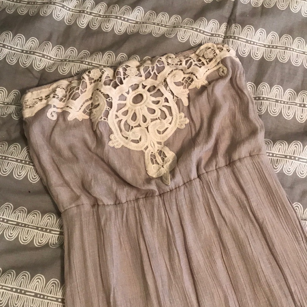 Hipster lace Lauren Conrad maxi dress